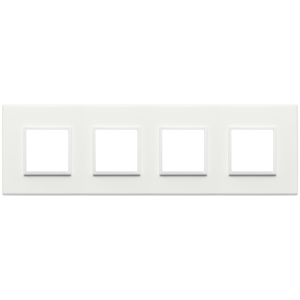 8M Plate 2+2+2+2 Int71 Total White <b>Wall</b> Switch <b>Panel</b> 31cm Length 9.7cm Width 1.7cm Height - Product Image 1