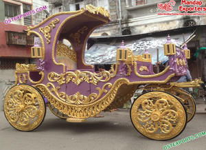 Vis A Vis Limousine Carruaje tirado por caballos Evento especial Limusina Carruaje tirado por caballos Blackish Vis a Vis Limousine Horse Buggy - Product Image 5