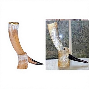 Cuerno Vikingo Ecológico para Beber, Material Orgánico, Técnica de Tallado, Alta Calidad, Forma Natural, Tema de Amor, Boda - Product Image 6