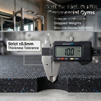 Tapis de sol en caoutchouc pour salle de sport, tapis antidérapant pour salle de sport, tapis de musculation en caoutchouc, tapis de Jiu Jitsu non toxiques