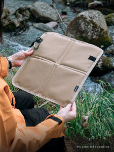 Coussin de siège en gros, tapis de plage portable et imperméable en tissu Oxford, coussin en mousse pliable confortable pour activités de camping - Product Image 1