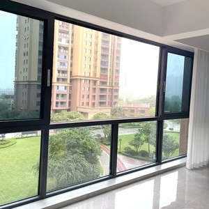 Nhà Máy Bán buôn cửa sổ có thể thu vào lh15 Ba cửa sổ Nhôm kính cửa sổ hiện đại Thiết kế cửa sổ phim Màu Thông Minh - Product Image 2