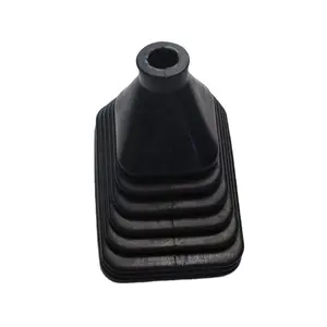 Rubber Steering Boot Dirt-Proof Flexible Black Convoluted Accordion Rubber Dust Boot Bellow