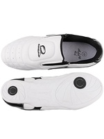 Chaussures de Taekwondo Professionnelles en Cuir Souple Jingpai pour Enfants et Adultes ; Conception Respirante et Élargie pour Chaussures de Sanda et de Karaté
