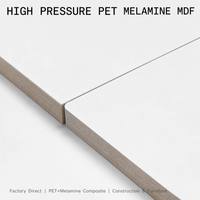 Panneau composite en MDF, mélamine et PET à haute pression, directement de l'usine, pour la construction et la décoration intérieure