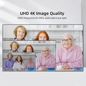 סוכנות CMOS 1080P 12X רחב זווית 4k הזרמה מצלמה, ארוך מרחק חינוך/וידאו