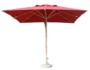 Bán hàng nóng ngoài trời Ô gỗ cực Hawaii bãi biển parasol đám cưới parasol