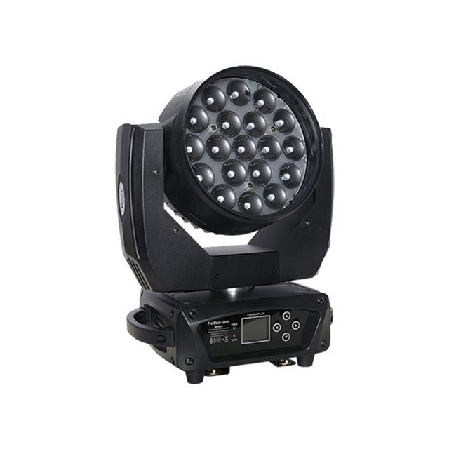 MAC Aura Professional LED Beam Light 19x15w Zoom Wash Moving Head RGBW 4In1 for DJ Disco DMX Control Stage Lights
