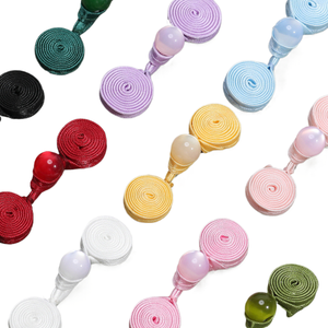 Buena calidad Clase B Cheongsam Jade Beads incienso nuevo chino tejido a mano Pan Hanfu botón decorativo Accesorios - Product Image 1