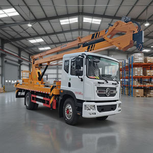 Plataforma elevadora de brazo articulado plegable con control remoto pequeño de 22 m, vehículo de trabajo de gran altitud del fabricante chino Xindongfeng, precio. - Product Image 1