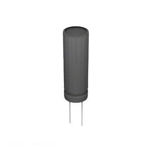 Condensador de canal del fabricante 4700 uF CAP ALUM 4700UF 20% 6.3V RADIAL SXR472M6R3ST de montaje a través de orificio - Product Image 1