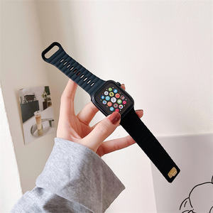 Correa de silicona para reloj inteligente, banda de goma para Apple <span class=keywords><strong>iWatch</strong></span> 7, <span class=keywords><strong>8</strong></span> SE, 38MM, 40MM, 42MM, 44MM, 20MM, 22MM, <span class=keywords><strong>precio</strong></span> al por mayor - Product Image 3