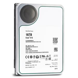 Disco Duro Interno SATA Empresarial X16 ST16000NM003G de 16 TB, 7200 RPM, 256 MB de Caché, 3.5 Pulgadas, para Almacenamiento en Servidores - Product Image 1