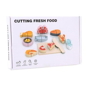 Set Giocattolo per Tagliare Frutta e Verdura in <span class=keywords><strong>Legno</strong></span>, Gioco di Ruolo per <span class=keywords><strong>Cucina</strong></span> - Product Image 6