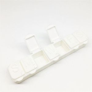 กล่องยาพลาสติกแบบกำหนดเองได้ 14 ช่อง สำหรับจัดเก็บยา 7 วัน แยกช่องเช้า-เย็น - Product Image 4