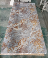 Panneau PVC brillant résistant au feu et à l'eau, 1220*2440mm, 2mm 3mm, pour toutes les rénovations intérieures