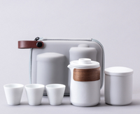 Ensemble de thé de voyage Quick Cup, ensemble de thé Kung Fu, sac de rangement, tasse personnelle