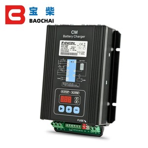 Chargeur de batterie intelligent flottant <span class=keywords><strong>CM360</strong></span> 15A pour pièces détachées de générateur diesel, alimentation 12V 24V, en plastique, certifié CE BAOCHAI - Product Image 3