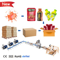 Machine d'emballage automatique pour jus de fruits en Doypack, machine de pliage et d'encartonage de cartons