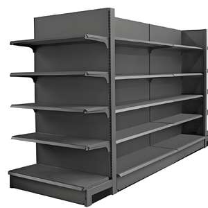 أرفف على الوجهين خمسة طبقات رفوف عرض البند الصلب المواد المعدنية لمراكز التسوق الكبيرة محلات السوبر ماركت المتاجر - Product Image 1