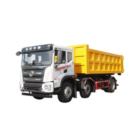 Camion benne hydraulique à crochet relevable 25 tonnes 6x4, véhicule de collecte de déchets robuste à benne basculante, vente directe usine