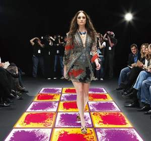 Plancher de lave liquide à Led sensoriel d'usine, pour enfants, jeu sensoriel, fête Interactive 3d, éclairage dynamique, piste de danse à Led - Product Image 1