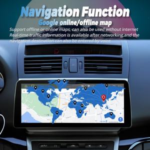 Lecteur vidéo de voiture Android 13 avec écran 12,3 pouces 1920*720, autoradio stéréo pour Mazda 6 2007 - 2012, GPS, multimédia, Carplay, unité principale - Product Image 3