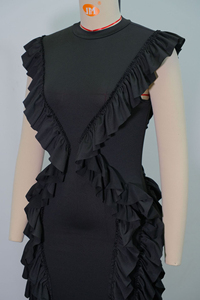 Ropa de Mujer Estilo 2026 - Vestido de Encaje con Tirantes, Éxito de Ventas Otoño/Invierno - Product Image 4