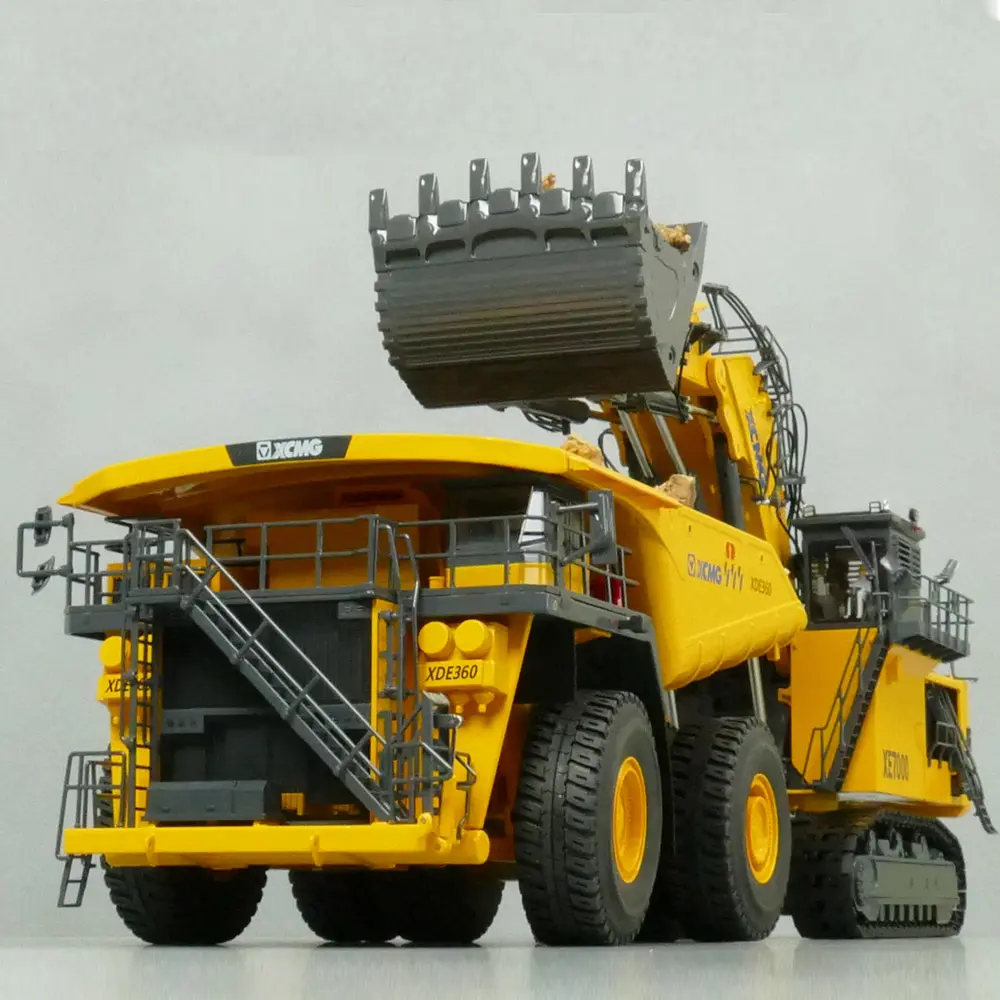 Promozione combo 1:50 modello in scala XE7000 escavatore minerario Match 1:50 XDE360 Mining Truck Collection