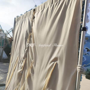 Nouveau 5D Rose Fleurs Panneau Mural Toile de Fond Soie Artificielle Bleu Rose Mur 8ft x 8ft pour la Fête de Mariage - Product Image 6