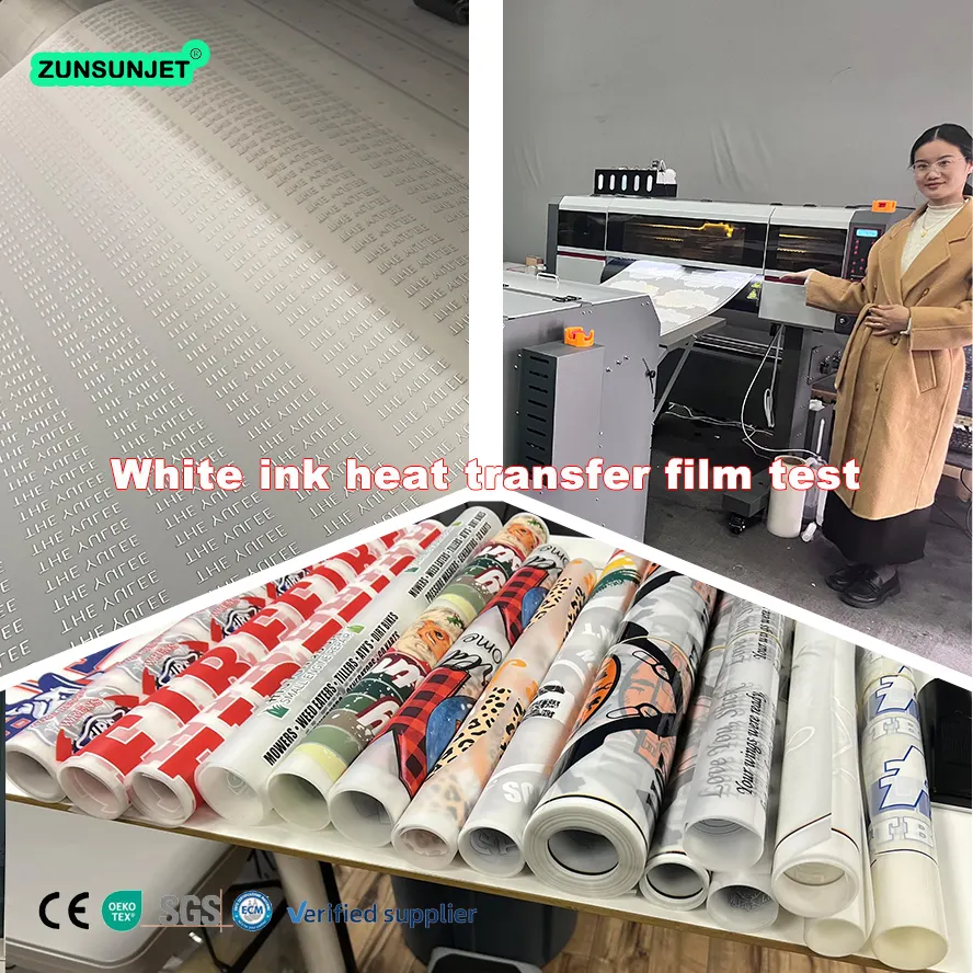 Reciclável Novo Modificado 30Cm A3 Dtf Pet Pe Film Roll Transfer Printing