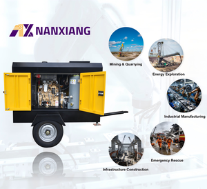 New Screw Compressor 21Bar 157KW Heavy Duty Portable Engine Air for Mining Quarry Field Work the Portable Screw Air Compr - Product Image 2