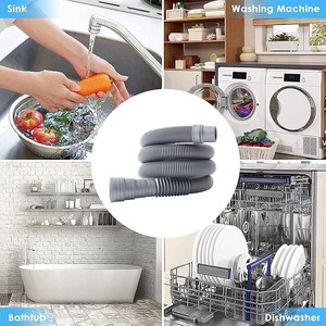 Kit de extensión de manguera de drenaje Flexible Universal a precio de fábrica para lavadora y lavavajillas fuente de alimentación Manual - Product Image 6