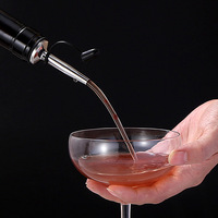 Vente en gros d'usine Bec verseur à vin en acier inoxydable avec bouchons Bar Whisky Champagne Distributeur de liqueur