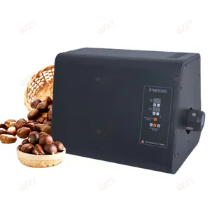 Capacidad 750G-2500g Tambor comercial Tipo Eléctrico Automático Semillas de girasol Tostador de nueces de granos de café Máquina tostadora de cacahuetes