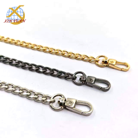 Chaîne en métal tendance Xinyuan Hardware Factory avec fermoir argent/noir/or 100cm/110cm/120cm pour accessoires de sac à main