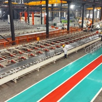 Machine de redressement de métaux à lit de refroidissement 30T contrôlée par PLC Yizheng pour aluminium architectural et industriel T5 T6