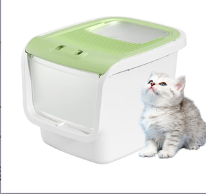 Caja <span class=keywords><strong>de</strong></span> <span class=keywords><strong>arena</strong></span> <span class=keywords><strong>para</strong></span> <span class=keywords><strong>gatos</strong></span> completamente cerrada con entrada superior grande al por mayor, diseño a prueba <span class=keywords><strong>de</strong></span> salpicaduras con bandeja <span class=keywords><strong>de</strong></span> <span class=keywords><strong>arena</strong></span> desodorizante <span class=keywords><strong>para</strong></span> <span class=keywords><strong>gatos</strong></span> - Product Image 1