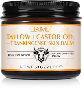 ELAIMEI Crème pour le visage naturelle, nourrissante, hydratante, cicatrisante, anti-âge, <span class=keywords><strong>baume</strong></span> pour la peau à <span class=keywords><strong>l</strong></span>'huile de ricin et de suif de marque privée - Product Image 3