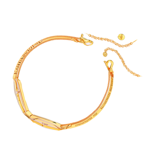 Fashion Chain Link <b>Bracelet</b> 316L Stainless Steel PVD Gold Plating Sustainable Resistant Jewelry - Product Image 2