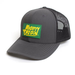 Richardson 112 şoför şapkası PVC kauçuk yama ile 6 paneller dimi deri dokuma yama örgü beyzbol şapkası mektup desen tarzı - Product Image 3