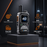 Radio portable XUNLIBAO 4G LTE PoC, interphone sans fil bidirectionnel, carte SIM, GPS, durable, longue portée, talkie-walkie W900