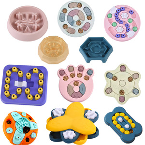 Juguetes de rompecabezas interactivos para mascotas con dispensador de golosinas para perros, con múltiples diseños, para entrenamiento de inteligencia y alimentación lenta. - Product Image 3