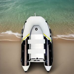 Benutzer definierte große PVC Hypalon Air Deck Boden Ruderfloß Aufblasbares Klapp fischerboot zum Driften Verkaufs optionen verfügbar - Product Image 1