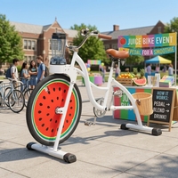 Bicicleta Licuadora Comercial EXI de Una Velocidad con Extractor de Jugos y Smoothies, Bicicleta de Ejercicio