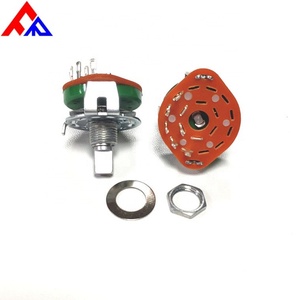 Interruptor Selector Rotatorio Mini Inteligente de 25mm y 500V CA, de 1/2 Polo y 2-12 Posiciones, con Eje de Plástico y Metal, para Equipos Eléctricos - Product Image 4