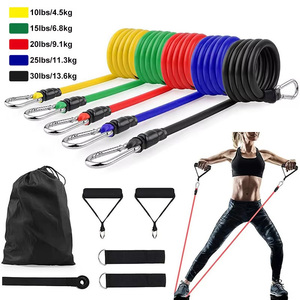 Conjunto de <span class=keywords><strong>bandas</strong></span> de resistencia para entrenamiento muscular, accesorios de Fitness, <span class=keywords><strong>bandas</strong></span> elásticas de resistencia con asas, equipo de gimnasio en casa, ejercicio corporal - Product Image 1