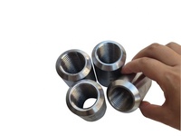Coupleur de barres d'armature en acier au carbone poli soudé pour la construction de bâtiments de bureaux en hauteur, certifié ISO/CE, joint de barres d'acier durable