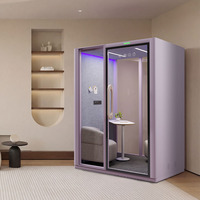 Cabine de bureau moderne insonorisée, réduction du bruit, en aluminium, pour restaurant, maison, bureau, hôtels, Cabina De Sonido, Silent Pod