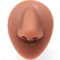 Nouveau anneau de nez en acier inoxydable F136 de haute qualité, anneau segmenté articulé, piercing clicker, bijou corporel, cadeau